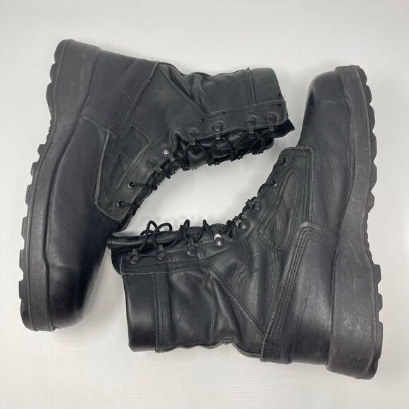 Belleville Military Steel Toe Boot 495 ST Black Leather Mens 11 R ASTM F 2413-18 main image 4